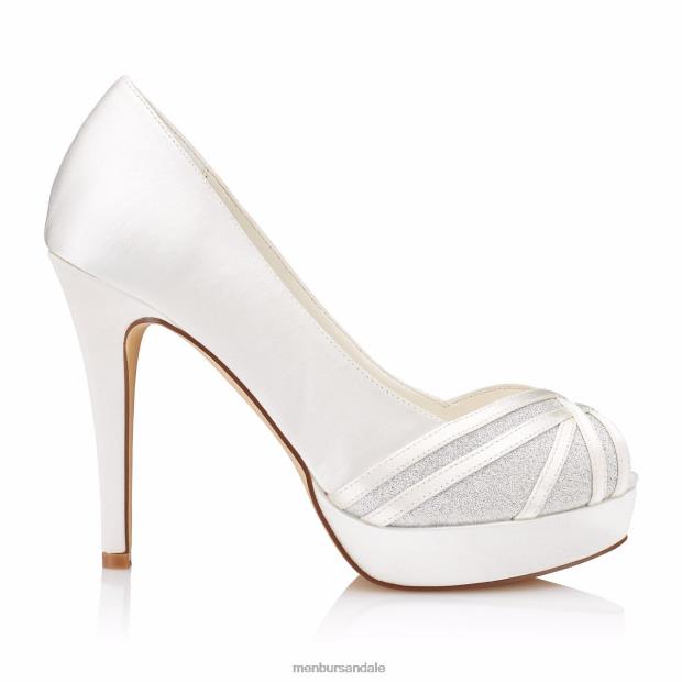 fanny femei Menbur ZJ84J2344 alb pantof de mireasa