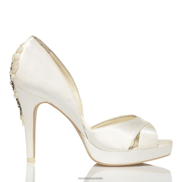 fauno femei Menbur ZJ84J2407 alb pantof de mireasa