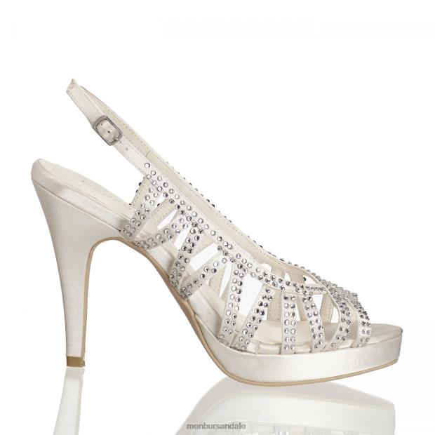 leticia femei Menbur ZJ84J2290 alb pantof de mireasa