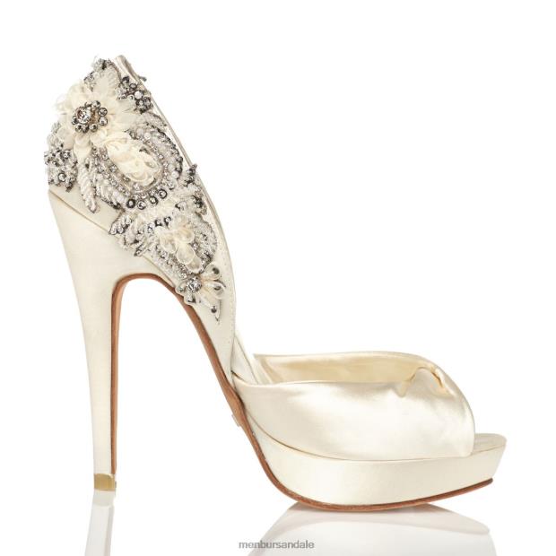 narke femei Menbur ZJ84J2308 alb pantof de mireasa