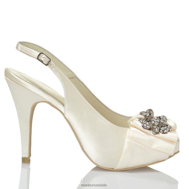 nefin femei Menbur ZJ84J2292 alb pantof de mireasa