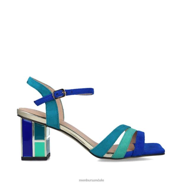 ankaa femei Menbur ZJ84J2824 azul medio sandale