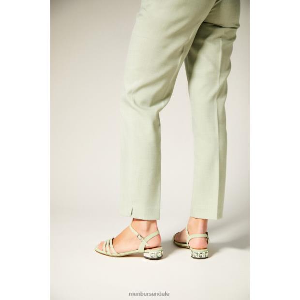 corona boreala femei Menbur ZJ84J2648 verde sandale