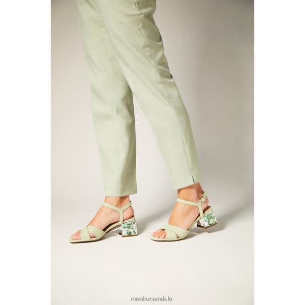 corona boreala femei Menbur ZJ84J2665 verde sandale