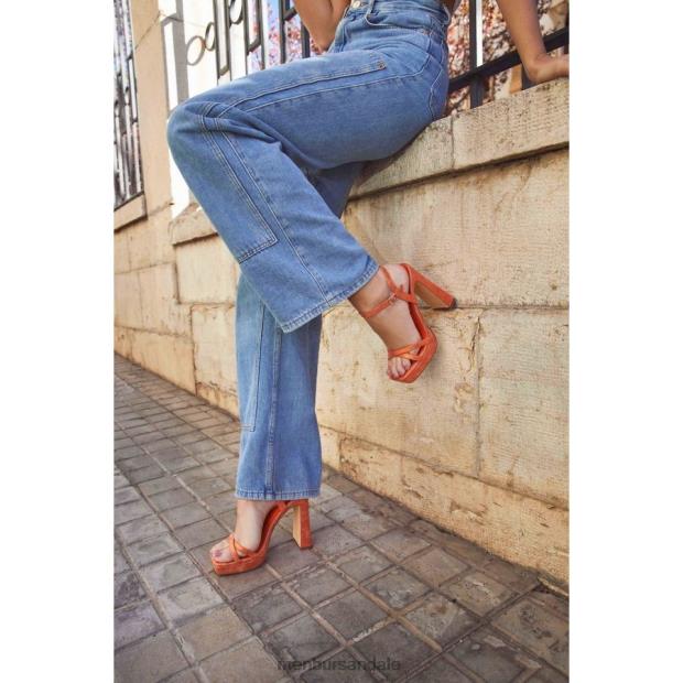 mirfak femei Menbur ZJ84J48 orenge sandale