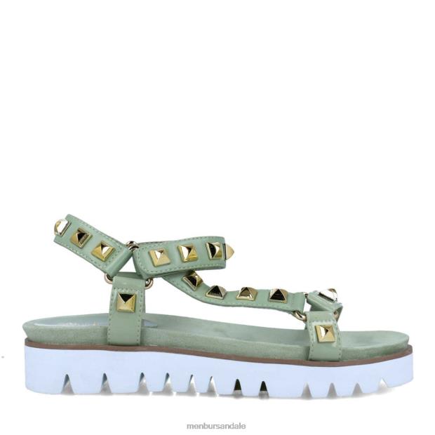 pesti femei Menbur ZJ84J2621 verde sandale