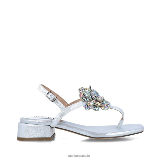 reticul femei Menbur ZJ84J2654 argint sandale