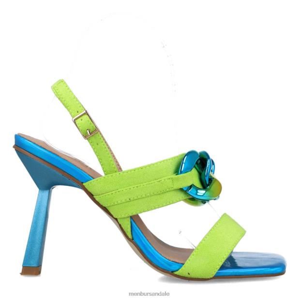reticulele femei Menbur ZJ84J2894 verde sandale