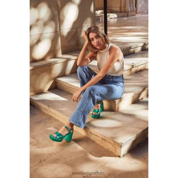 triunghiul femei Menbur ZJ84J2632 verde sandale