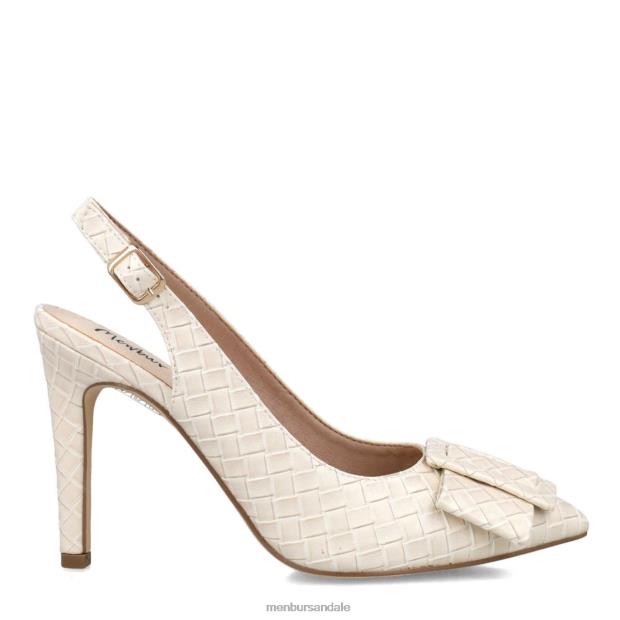 anortosita femei Menbur ZJ84J5685 alb tocuri medii si joase