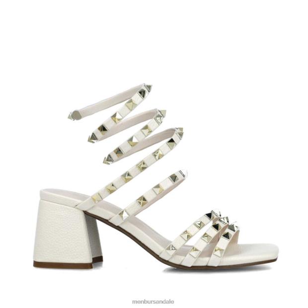 balanta femei Menbur ZJ84J1572 alb tocuri medii si joase