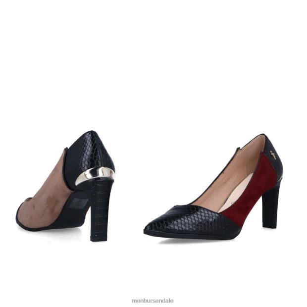 corisia femei Menbur ZJ84J5881 roșu tocuri medii si joase