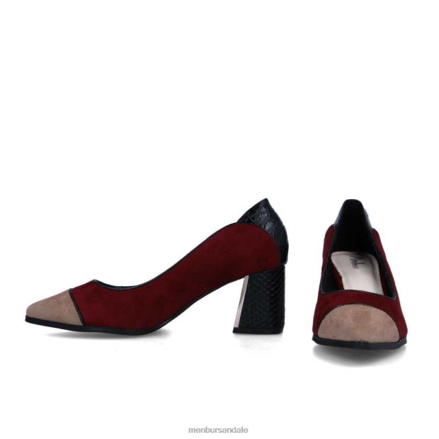 corisia femei Menbur ZJ84J5885 roșu tocuri medii si joase