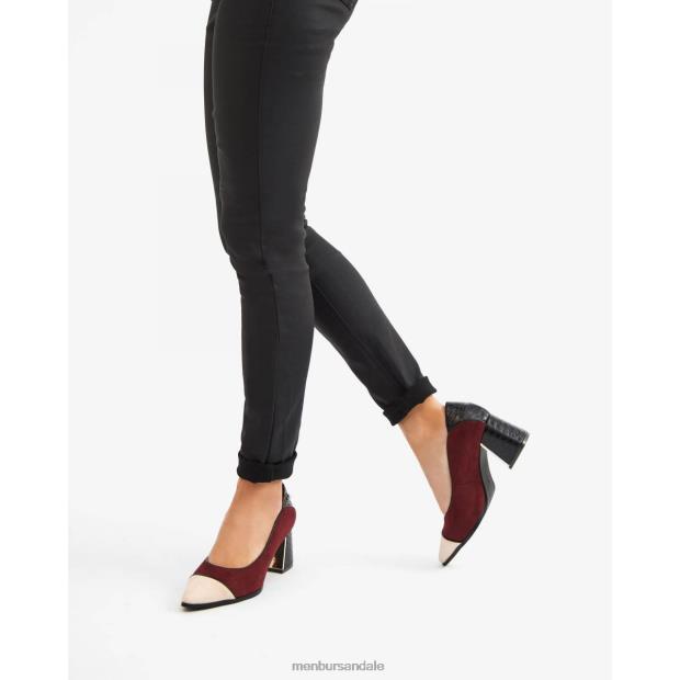 corisia femei Menbur ZJ84J5885 roșu tocuri medii si joase