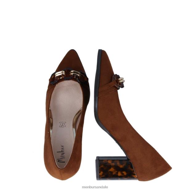 cornello femei Menbur ZJ84J1741 maro tocuri medii si joase