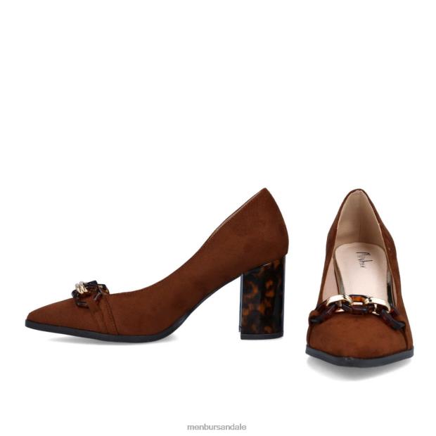 cornello femei Menbur ZJ84J1741 maro tocuri medii si joase