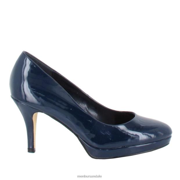 dupan femei Menbur ZJ84J1761 albastru inchis tocuri medii si joase