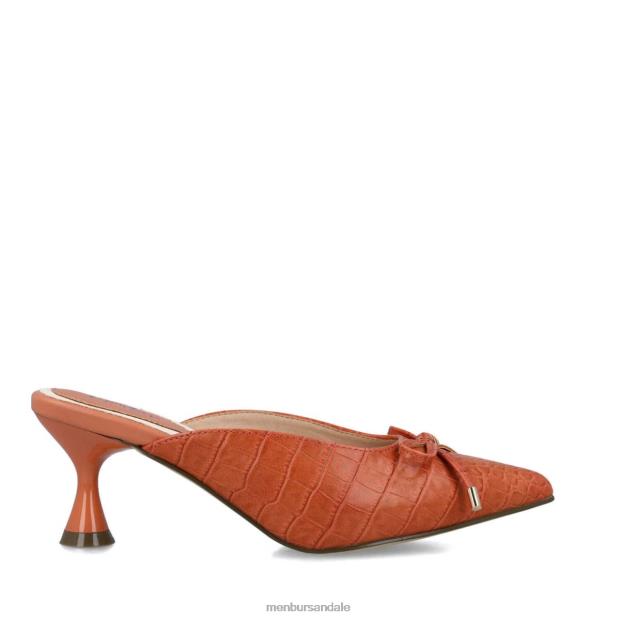 eos femei Menbur ZJ84J1678 orenge tocuri medii si joase