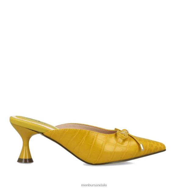 eos femei Menbur ZJ84J5741 galben tocuri medii si joase