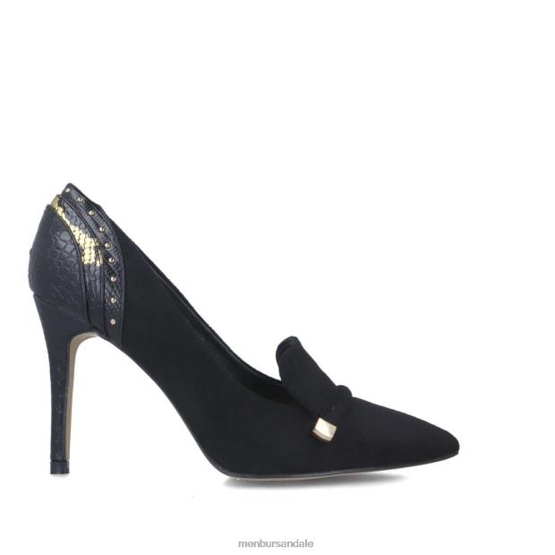 lonicera femei Menbur ZJ84J5858 negru tocuri medii si joase