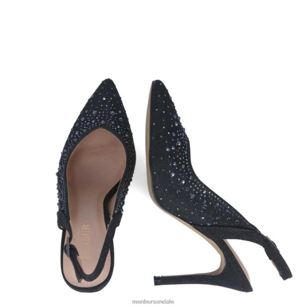 lyrata femei Menbur ZJ84J1723 negru tocuri medii si joase