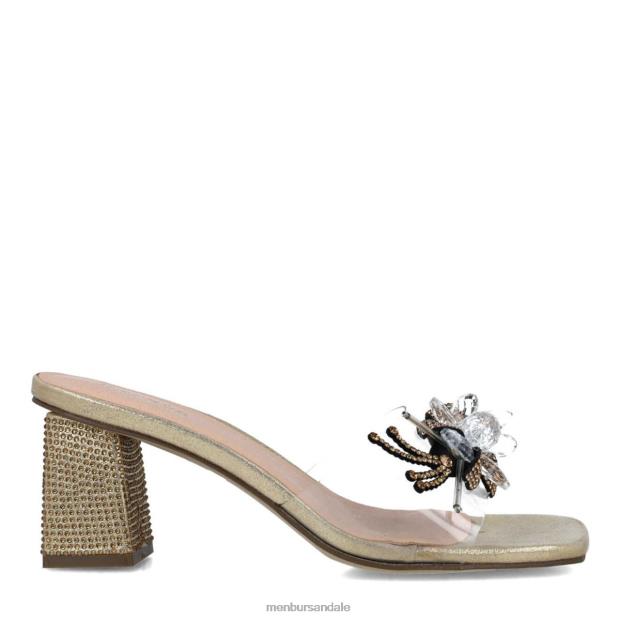 melanita femei Menbur ZJ84J5652 aur tocuri medii si joase