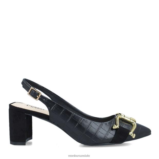 metis femei Menbur ZJ84J5731 negru tocuri medii si joase