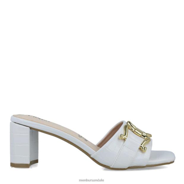 metis femei Menbur ZJ84J5859 alb tocuri medii si joase