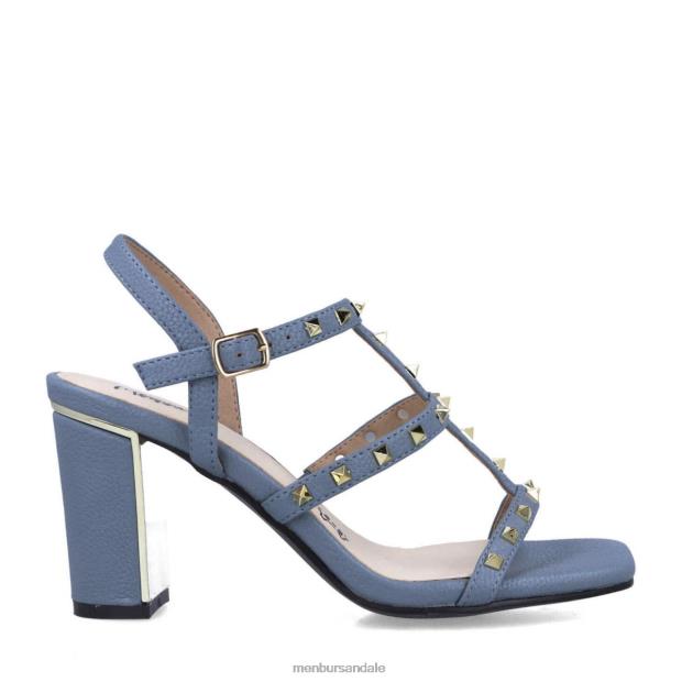 paidia femei Menbur ZJ84J1682 azul clar tocuri medii si joase