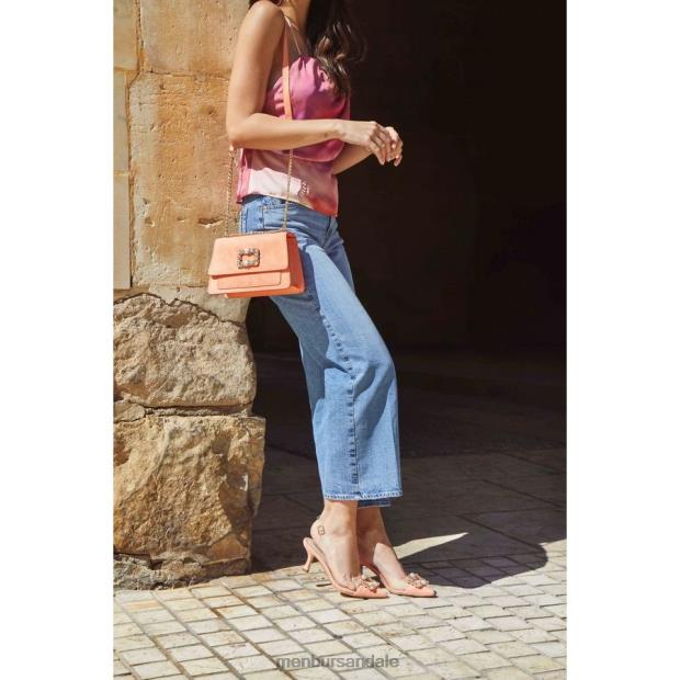 pavo femei Menbur ZJ84J1618 orenge tocuri medii si joase