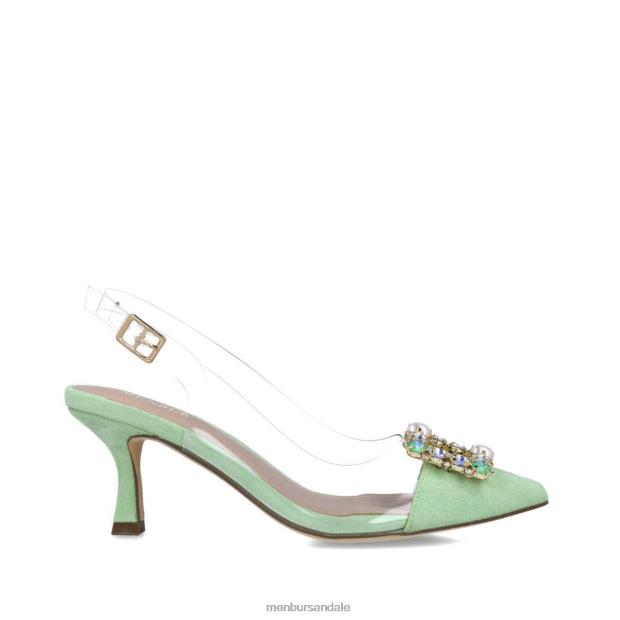 pavo femei Menbur ZJ84J5588 verde tocuri medii si joase