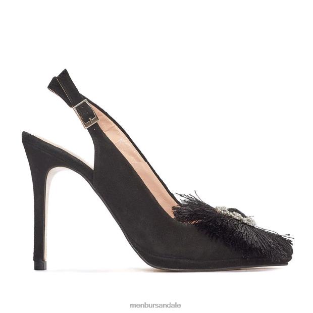 putere femei Menbur ZJ84J2088 negru tocuri medii si joase