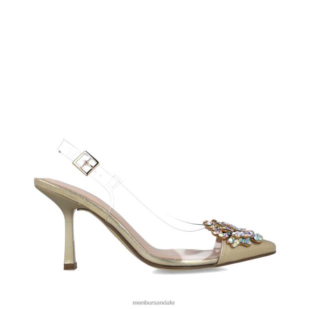 reticul femei Menbur ZJ84J5559 aur tocuri medii si joase