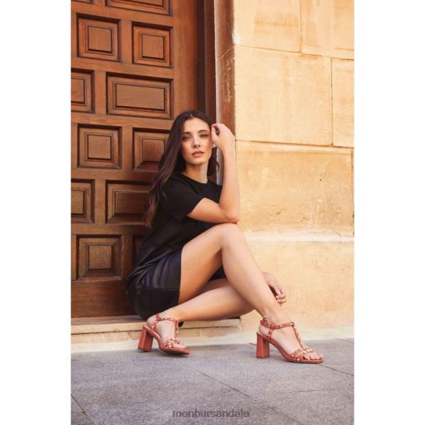 sageta femei Menbur ZJ84J1619 orenge tocuri medii si joase