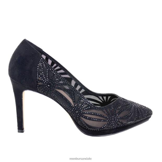 sorbolo femei Menbur ZJ84J2118 negru tocuri medii si joase