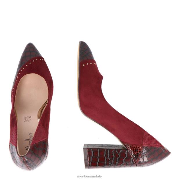 sorgono 3 femei Menbur ZJ84J2153 roșu tocuri medii si joase