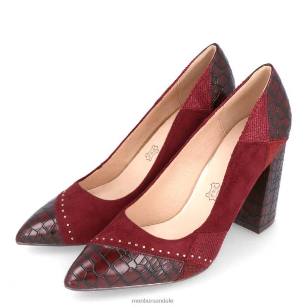 sorgono 3 femei Menbur ZJ84J2153 roșu tocuri medii si joase