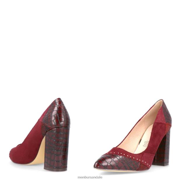 sorgono 3 femei Menbur ZJ84J2153 roșu tocuri medii si joase