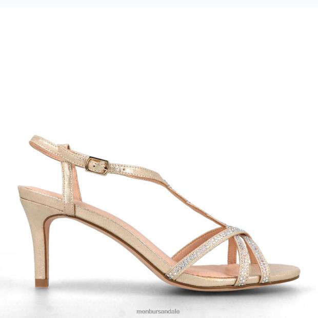 tarvis femei Menbur ZJ84J2133 aur tocuri medii si joase