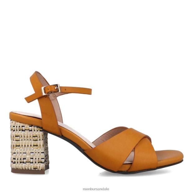 tieeste femei Menbur ZJ84J5777 galben tocuri medii si joase