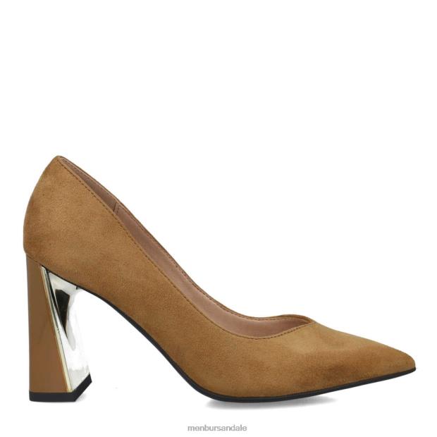 tremolita femei Menbur ZJ84J5595 bej tocuri medii si joase