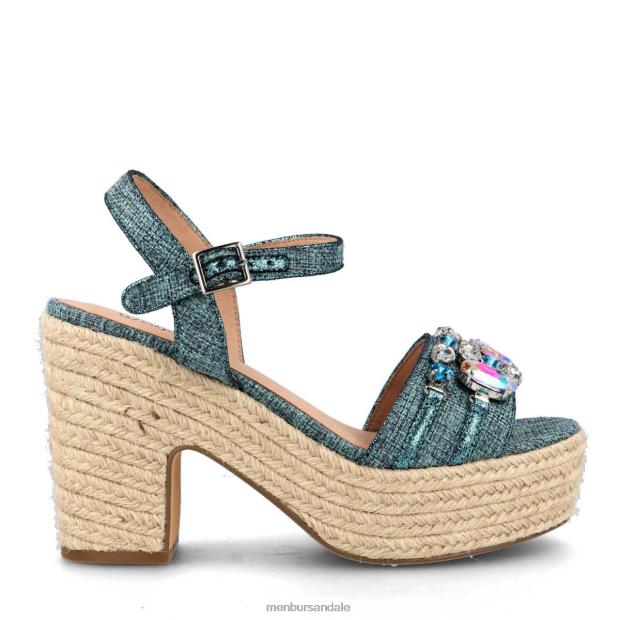 baselice femei Menbur ZJ84J4998 azul clar tocuri