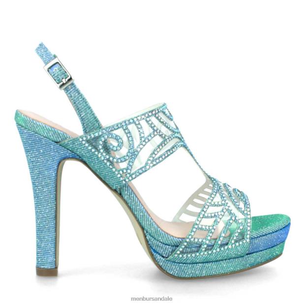 milanez femei Menbur ZJ84J4990 azul medio tocuri