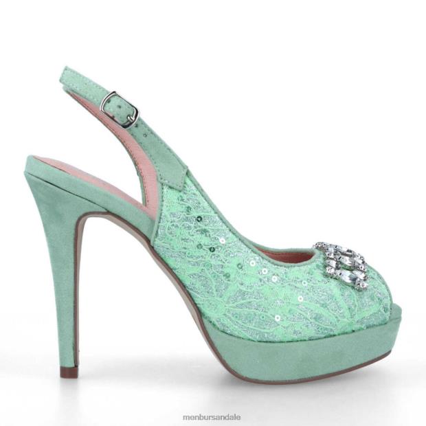 novarese femei Menbur ZJ84J5368 verde tocuri