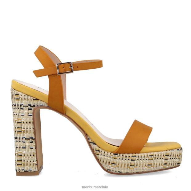 tieeste femei Menbur ZJ84J5416 galben tocuri